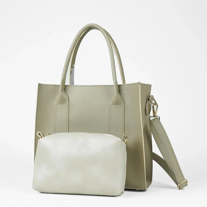 Frosty Bag – Elegant Beige Handbag